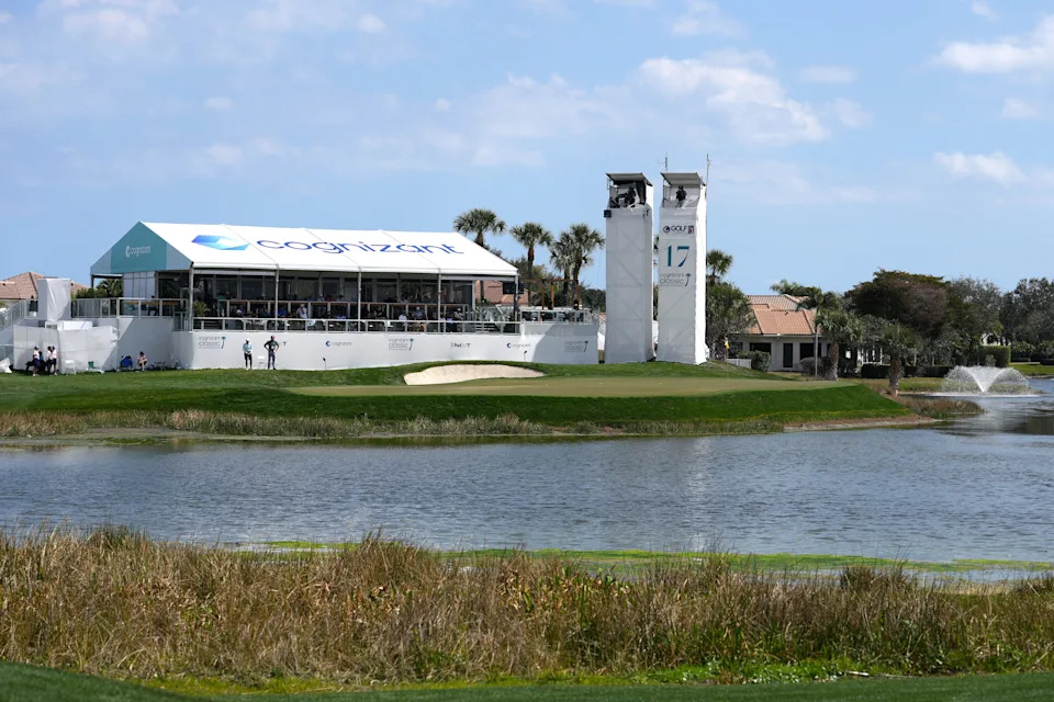 A general view of the 17th green during the first round of the Cognizant Classic 2026 at PGA National Resort And Spa on February 26, 2026 in Palm Beach Gardens, Florida. (Photo by Raj Mehta/Getty Images)