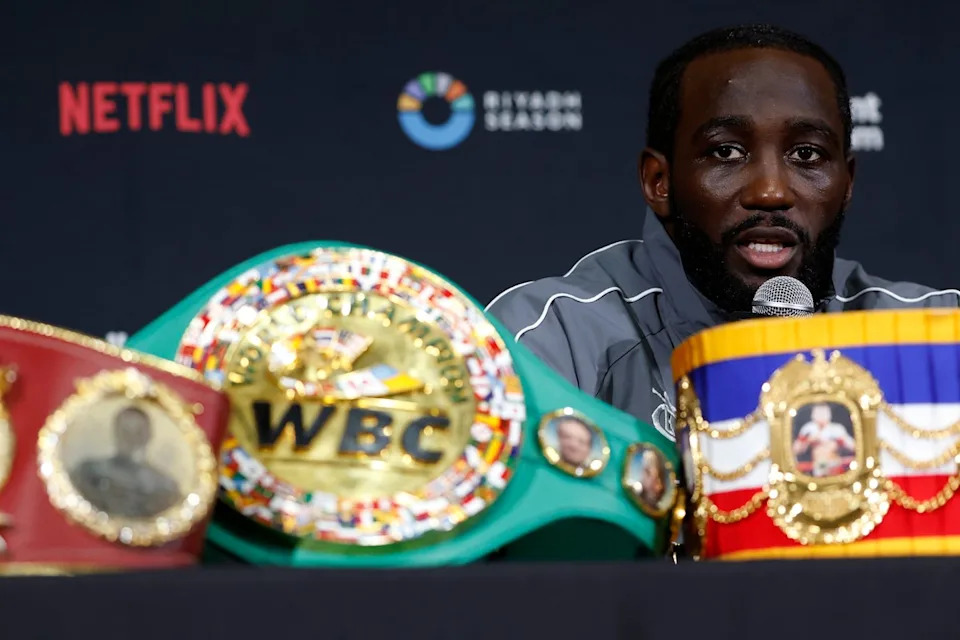 Terence Crawford was stripped of the WBC super-middleweight title last year (Getty)