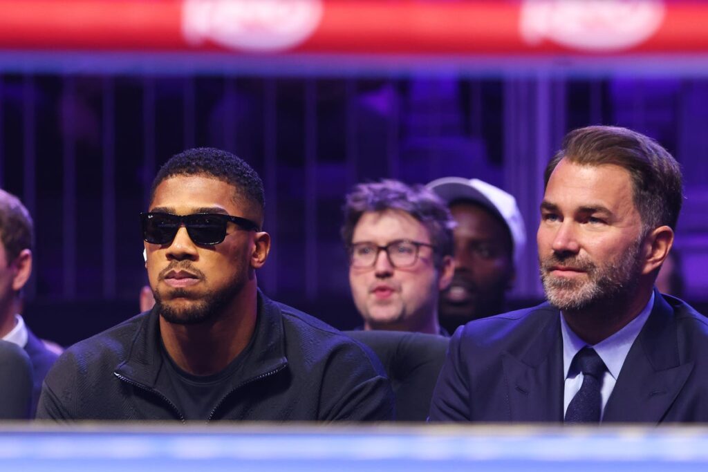Eddie Hearn ‘expects’ Anthony Joshua to fight again but offers warning to fans