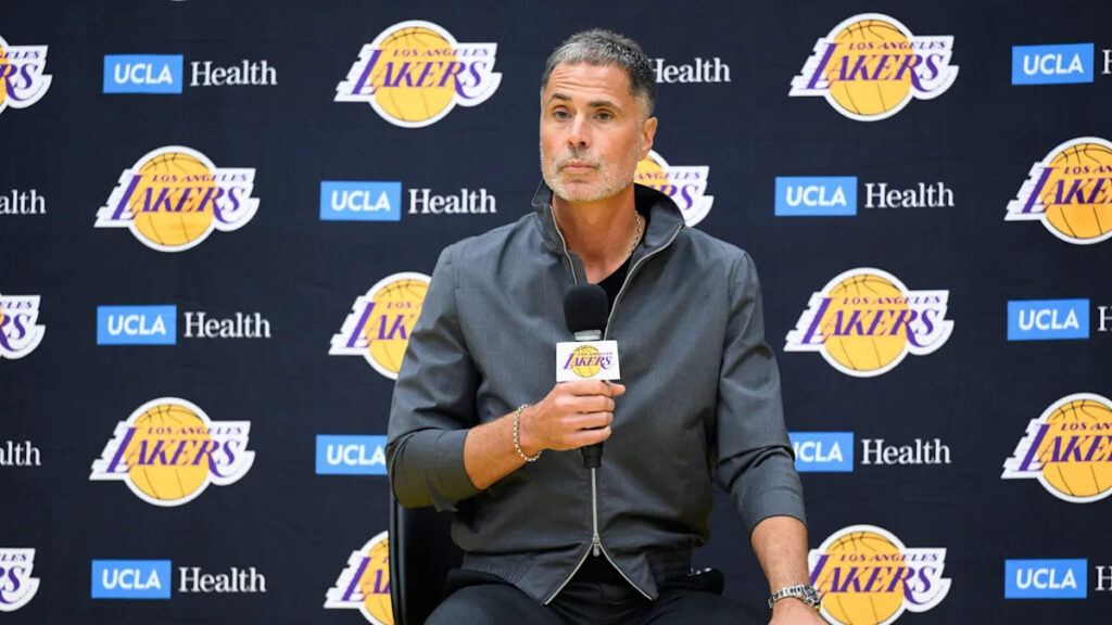 New Lakers president says Rob Pelinka ’empowered’ to run basketball operations