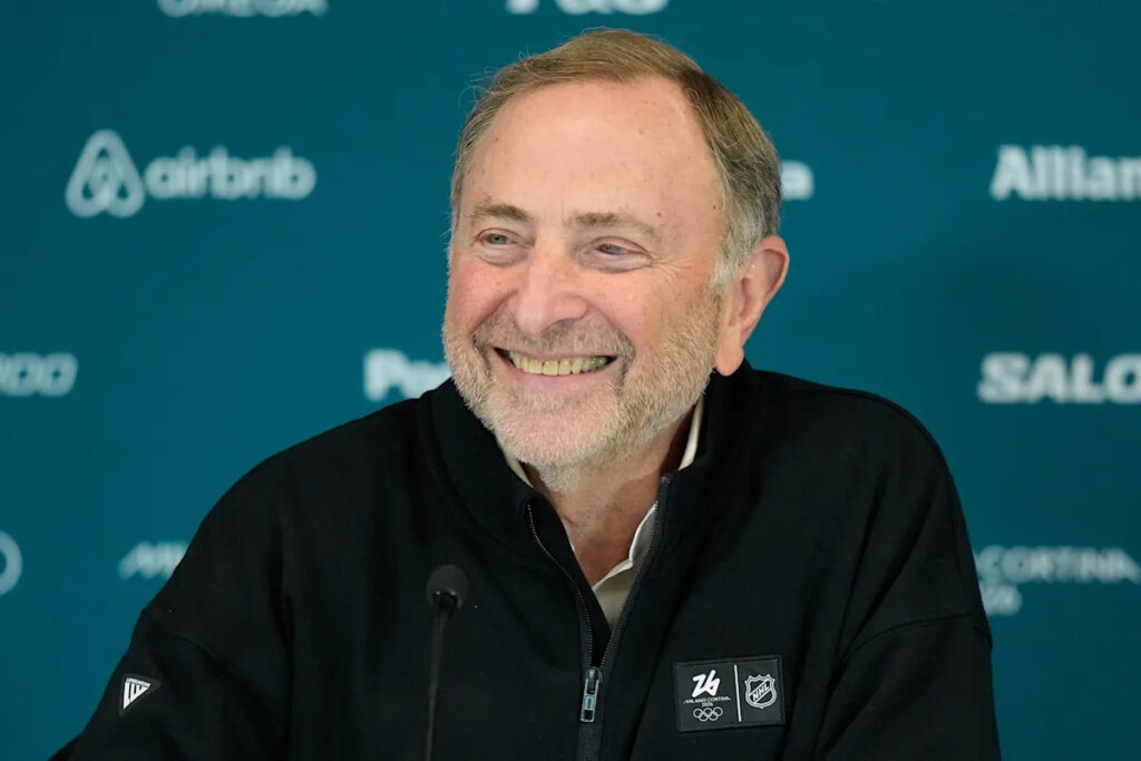 Bettman says the NHL has more Olympic content access in Milan and hopes for further progress