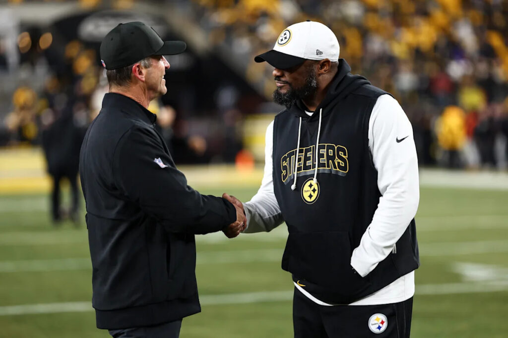 John Harbaugh gives shoutout to former Steelers HC Mike Tomlin
