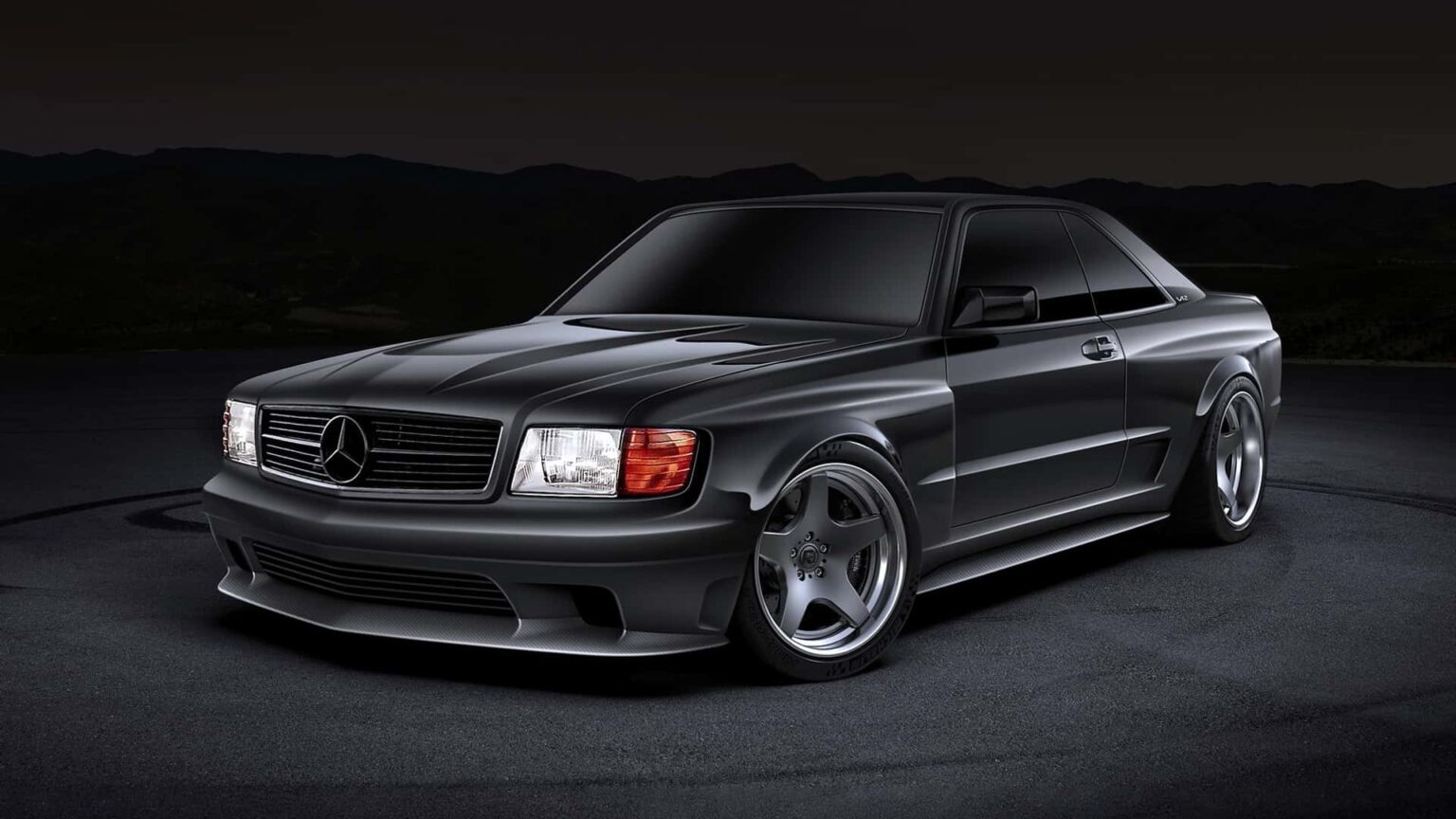 This Classic Mercedes Is Getting An Awesome Widebody, V12 Makeover