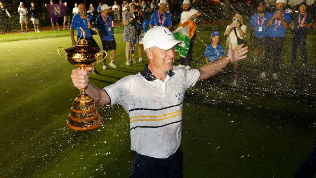 Luke Donald to return as Ryder Cup captain for Europe for 2027 competition