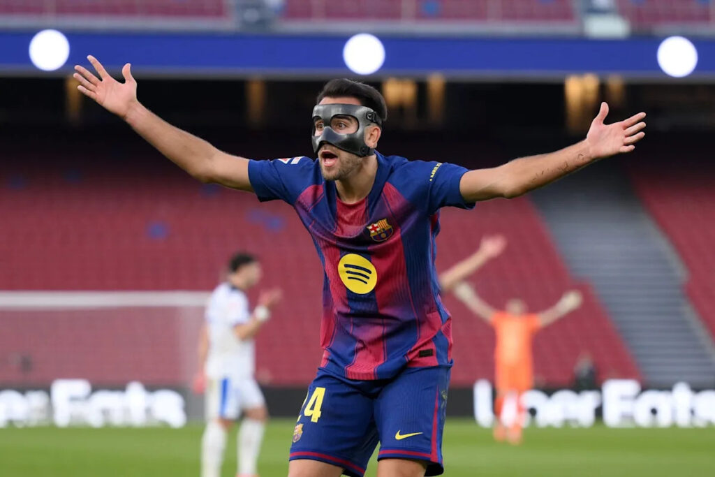 Barcelona star trains away from the group but only as precaution