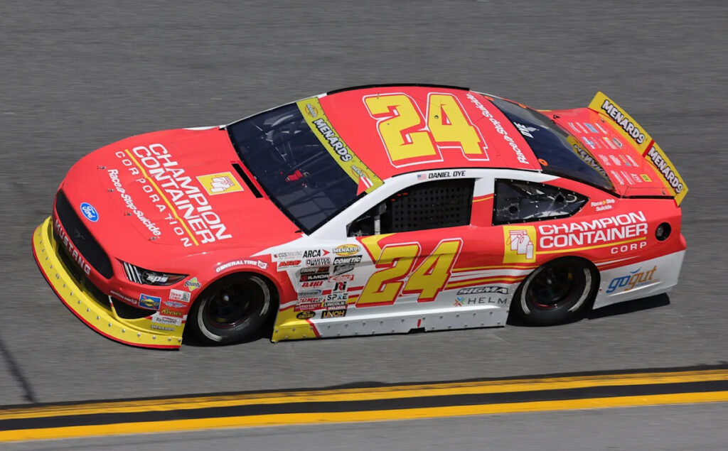 NASCAR driver Daniel Dye suspended for David Malukas comments