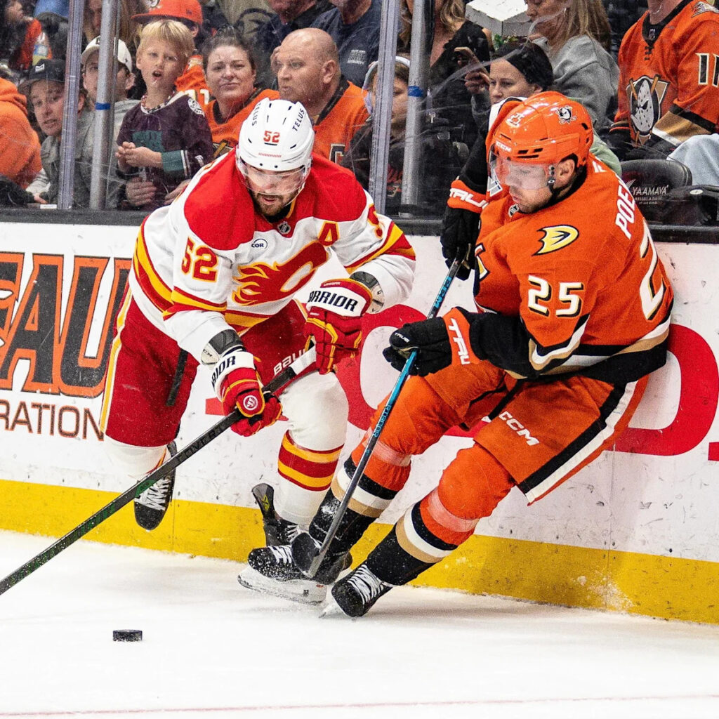 Flames Fall in Shootout Thriller to Ducks at Honda Center