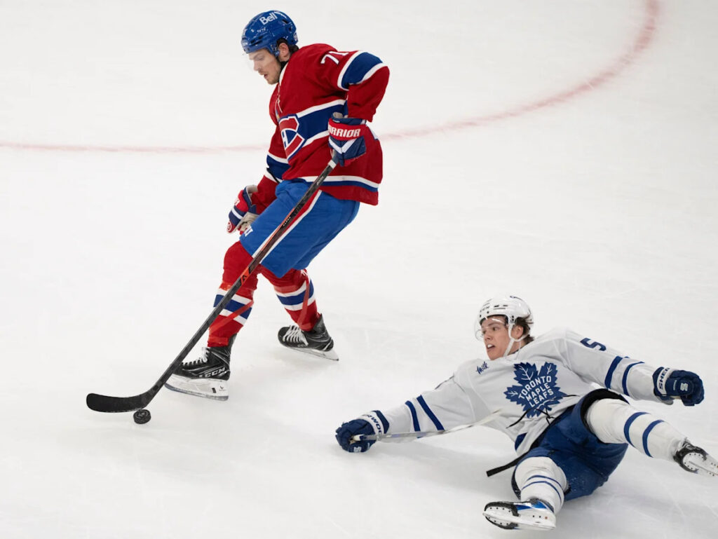 Oliver Kapanen scores as Canadiens hand Maple Leafs 8th straight loss