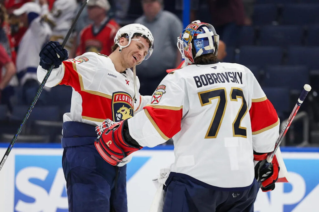 Add Matthew Tkachuk To List Of People Thrilled Sergei Bobrovsky Was Not Traded