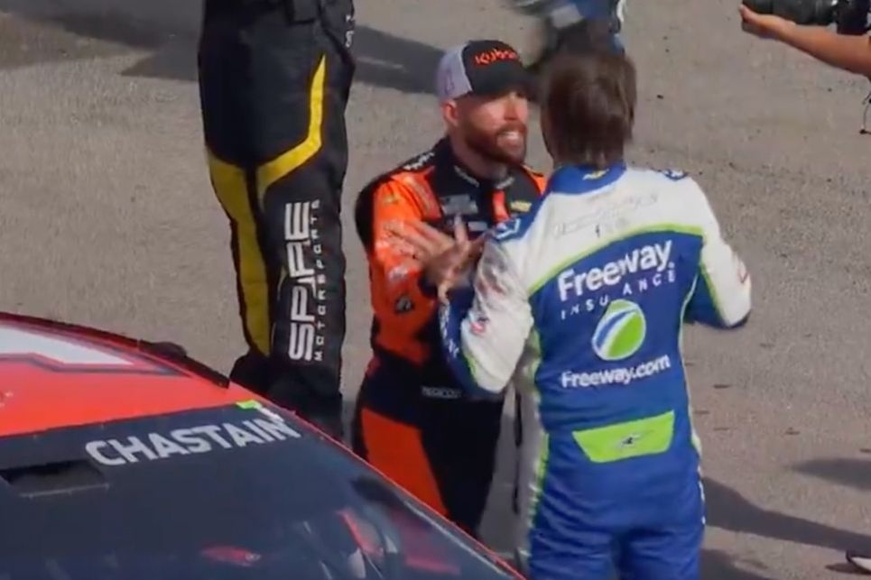 Ex-teammates Ross Chastain and Daniel Suarez clash in heated Vegas confrontation Ex-teammates Ross Chastain and Daniel Suarez clash in heated Vegas confrontation