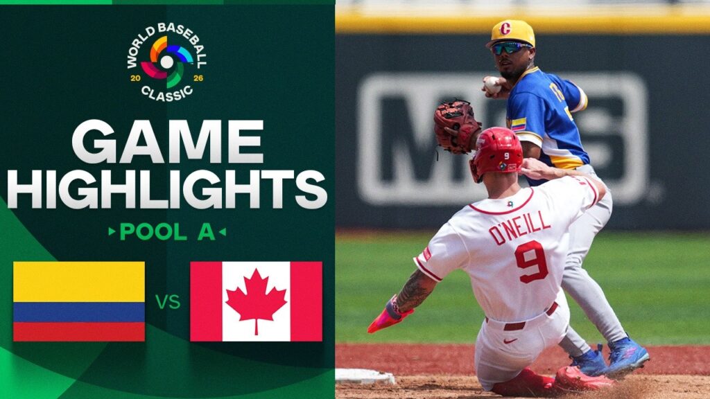 Colombia vs. Canada 2026 World Baseball Classic | Game Highlights