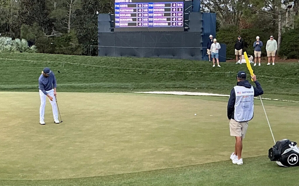 Austin Smotherman ties for lead — briefly — to end Players first round