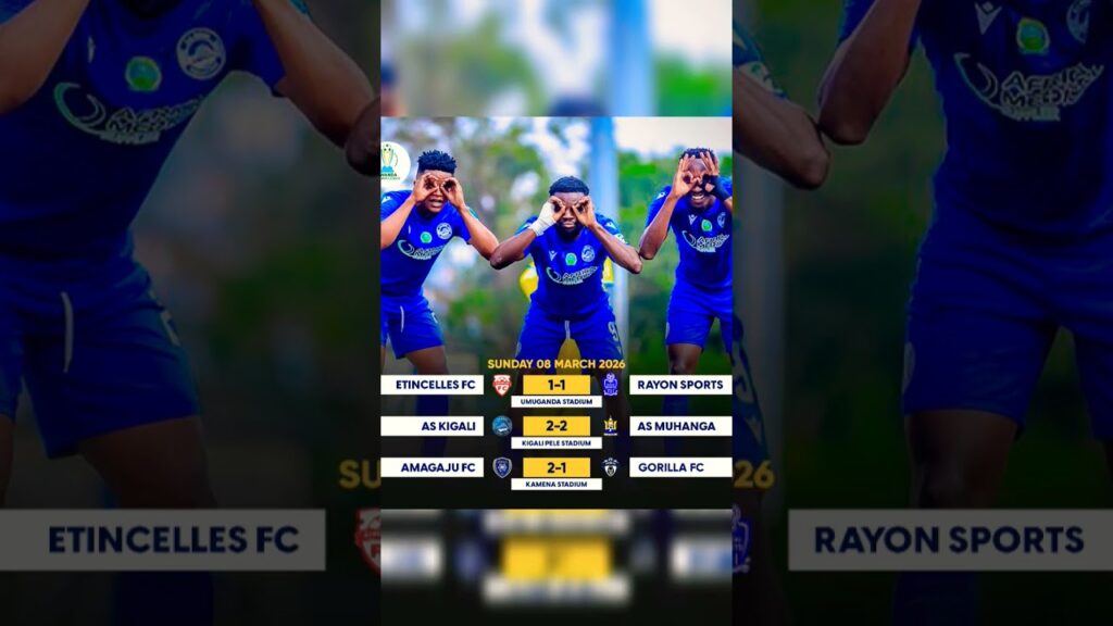 Sunday Results || RWANDA PREMIER LEAGUE#shorts