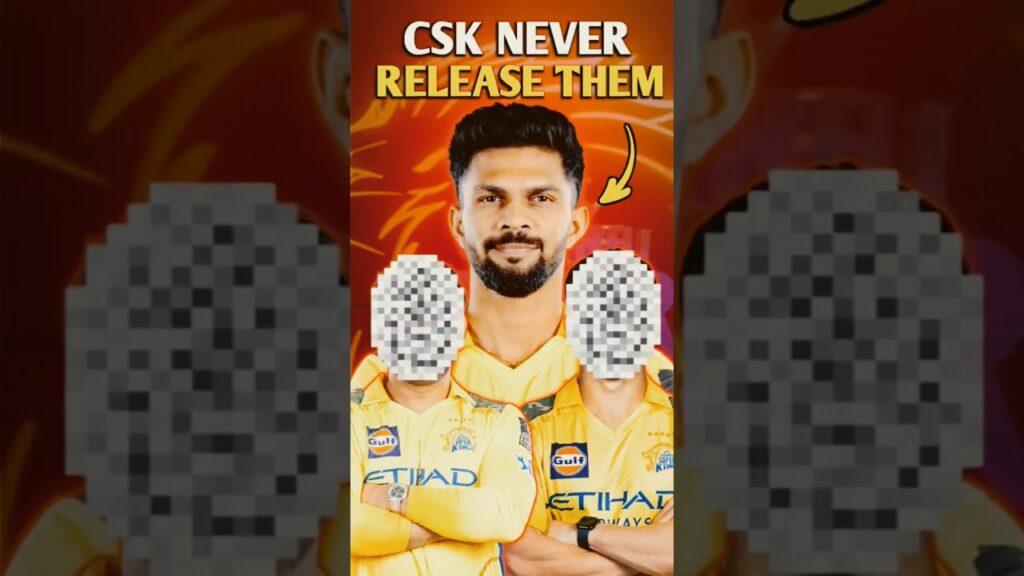 3 Players CSK Will Never Release #cricket #viralshorts