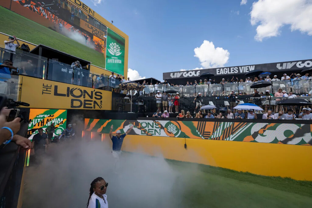 Rowdy crowds highlight LIV Golf South Africa, where DeChambeau leads