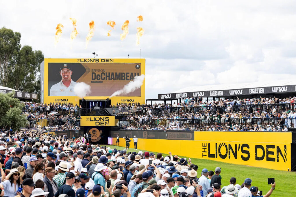 Bryson DeChambeau leads LIV Golf South Africa, Jon Rahm three shots back