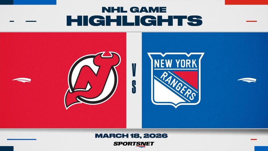 NHL Highlights | Devils vs. Rangers – March 18, 2026