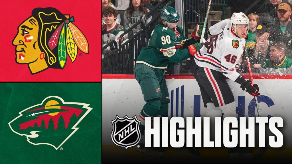 Blackhawks vs. Wild | NHL Highlights | March 19, 2026