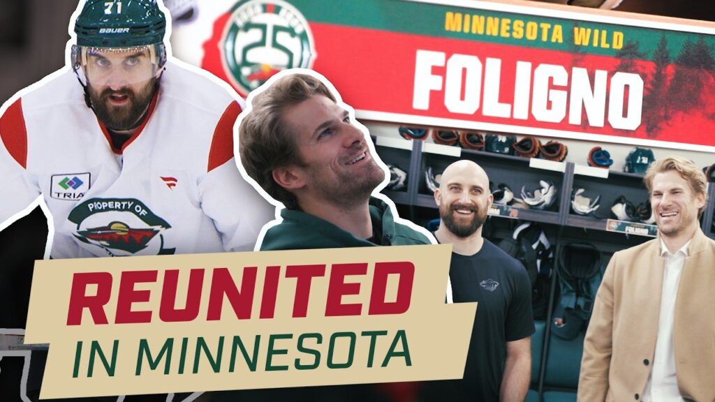 Reunited in Minnesota: Follow Nick Foligno’s first home game day with the Wild