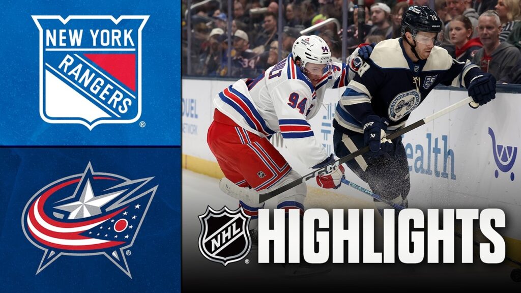 Rangers vs. Blue Jackets | NHL Highlights | March 19, 2026
