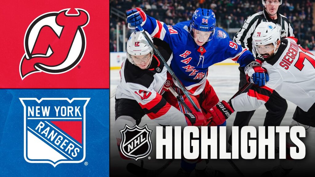 Devils vs. Rangers | NHL Highlights | March 18, 2026