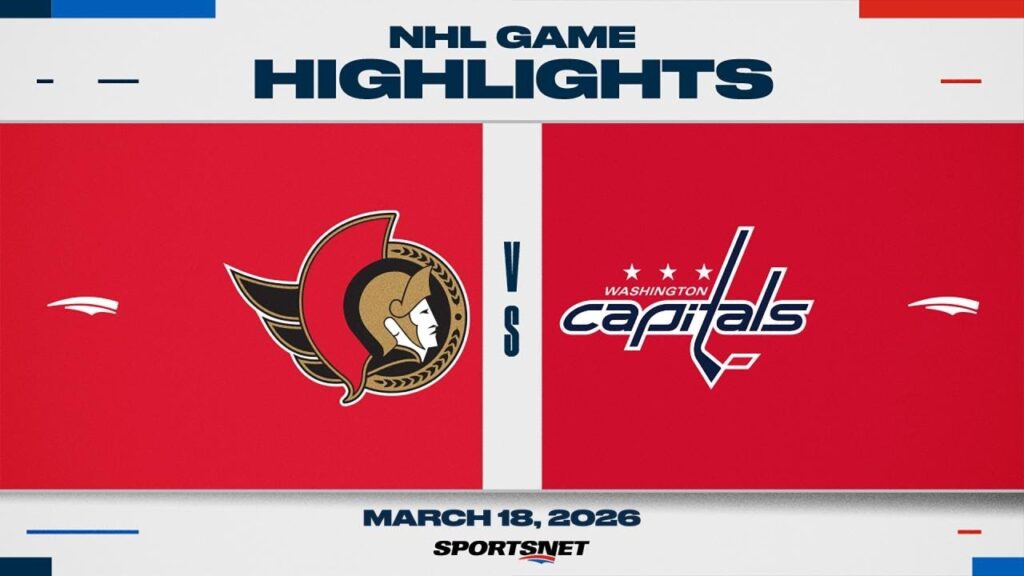 NHL Highlights | Senators vs. Capitals – March 18, 2026