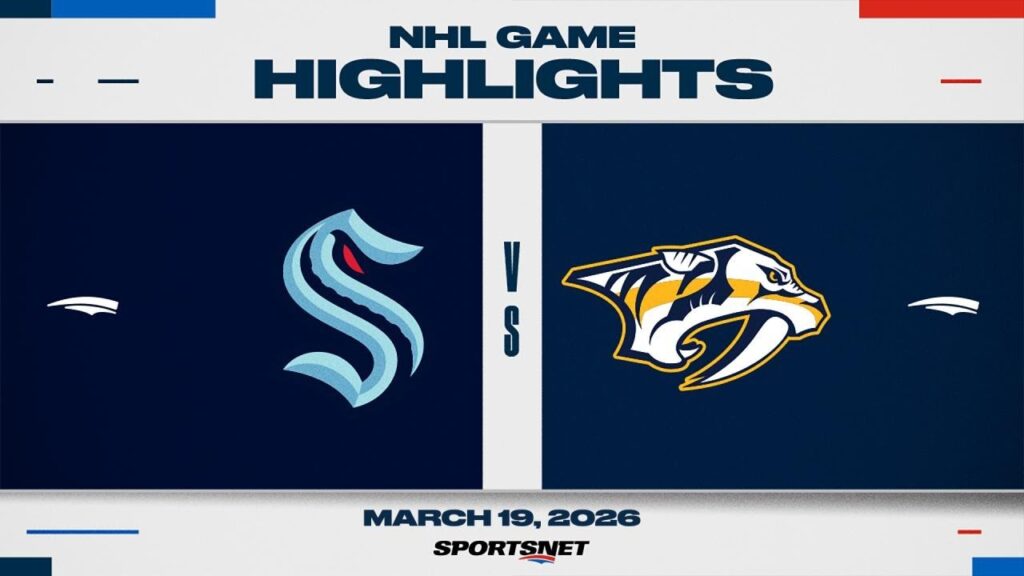 NHL Highlights | Kraken vs. Predators – March 19, 2026
