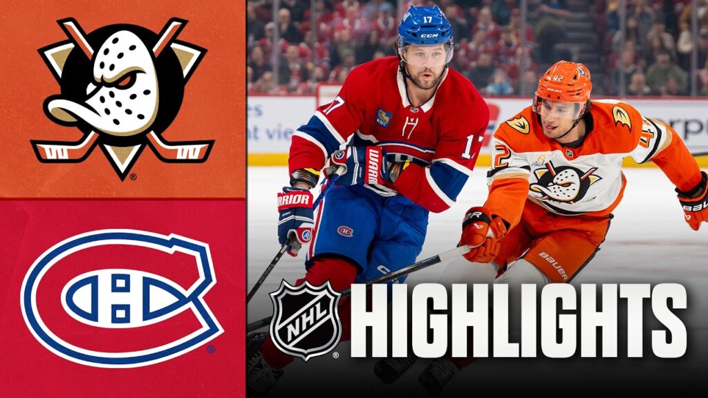 Ducks vs. Canadiens | NHL Highlights | March 15, 2026