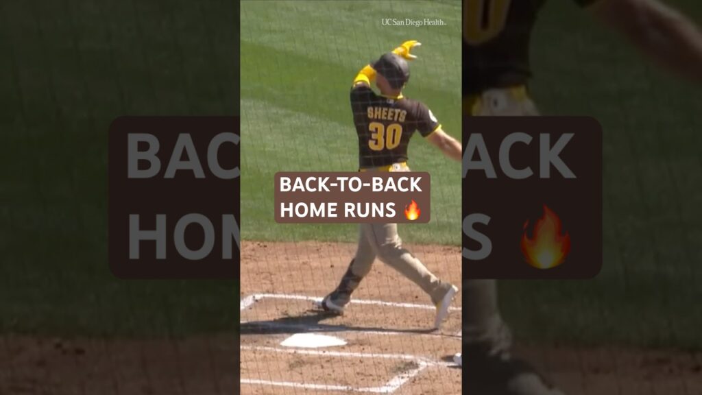 Gavin and Bogey going back-to-back! #mlb #sandiegopadres #baseball #springtraining #homerun