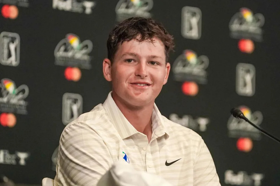 Daniel Bennett speaks to the media ahead of the Arnold Palmer Invitational presented by Mastercard at Bay Hill Club & Lodge. March 3, 2026. Credit Image: Debby Wong/ZUMA Press Wire