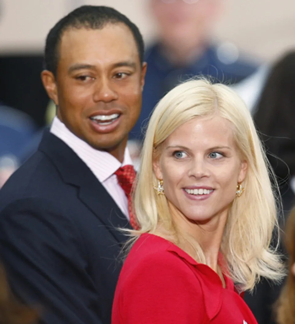 In 2009 Woods ran over a fire hydrant and hit a tree with his SUV at Thanksgiving – which resulted in the revelation that he had cheated on wife Elin Nordegren with a string of women (REUTERS)