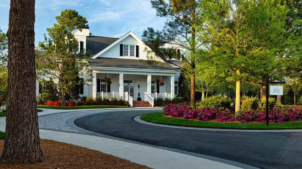 Augusta National's Player Services Building