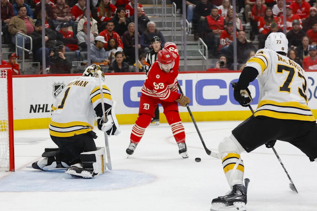 Red Wings Lose Third Period Lead, Drop 4-2 Final To Bruins Red Wings Lose Third Period Lead, Drop 4-2 Final To Bruins