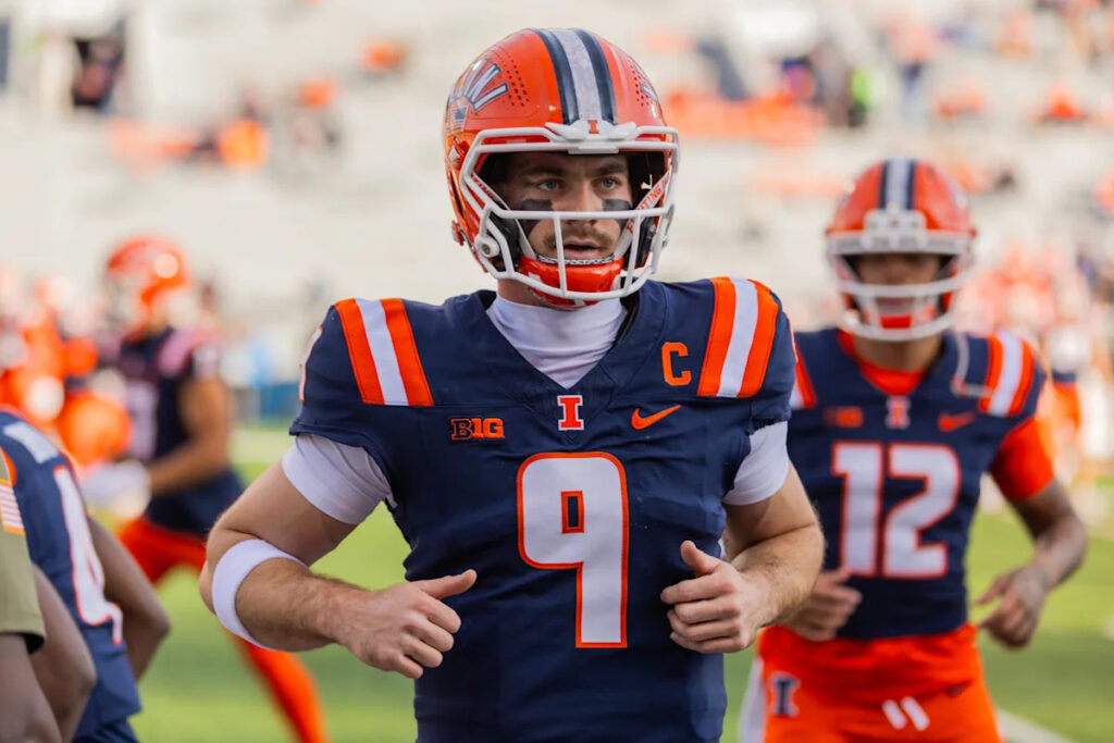 ‘Ready to go cut it loose’: Former Illini QB Luke Altmyer performs at NFL Combine ‘Ready to go cut it loose’: Former Illini QB Luke Altmyer performs at NFL Combine