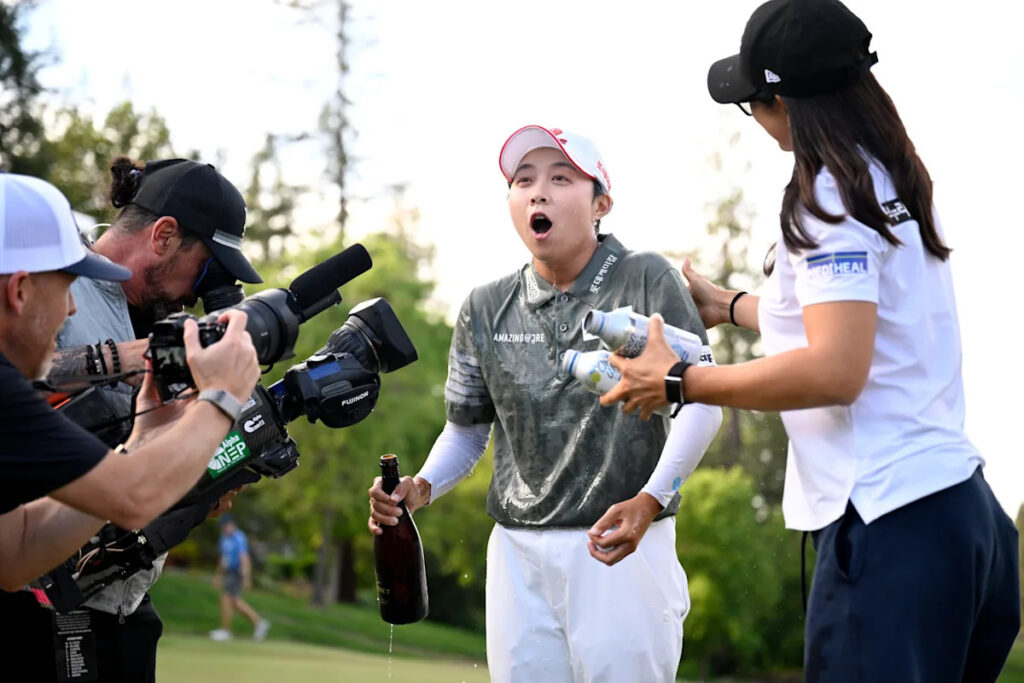 Hyo Joo Kim holds off Nelly Korda to go wire-to-wire at Founders Cup Hyo Joo Kim holds off Nelly Korda to go wire-to-wire at Founders Cup
