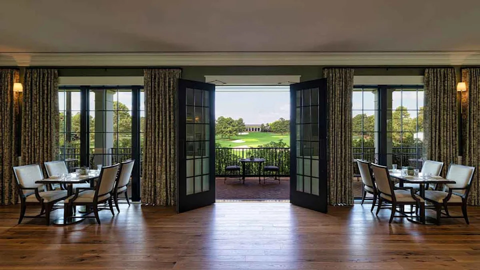 The Magnolia Room at the Player Services Building at Augusta National