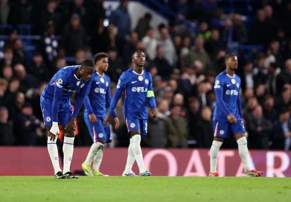 Chelsea players made more mistakes as they slumped to their third defeat in a week (Reuters)