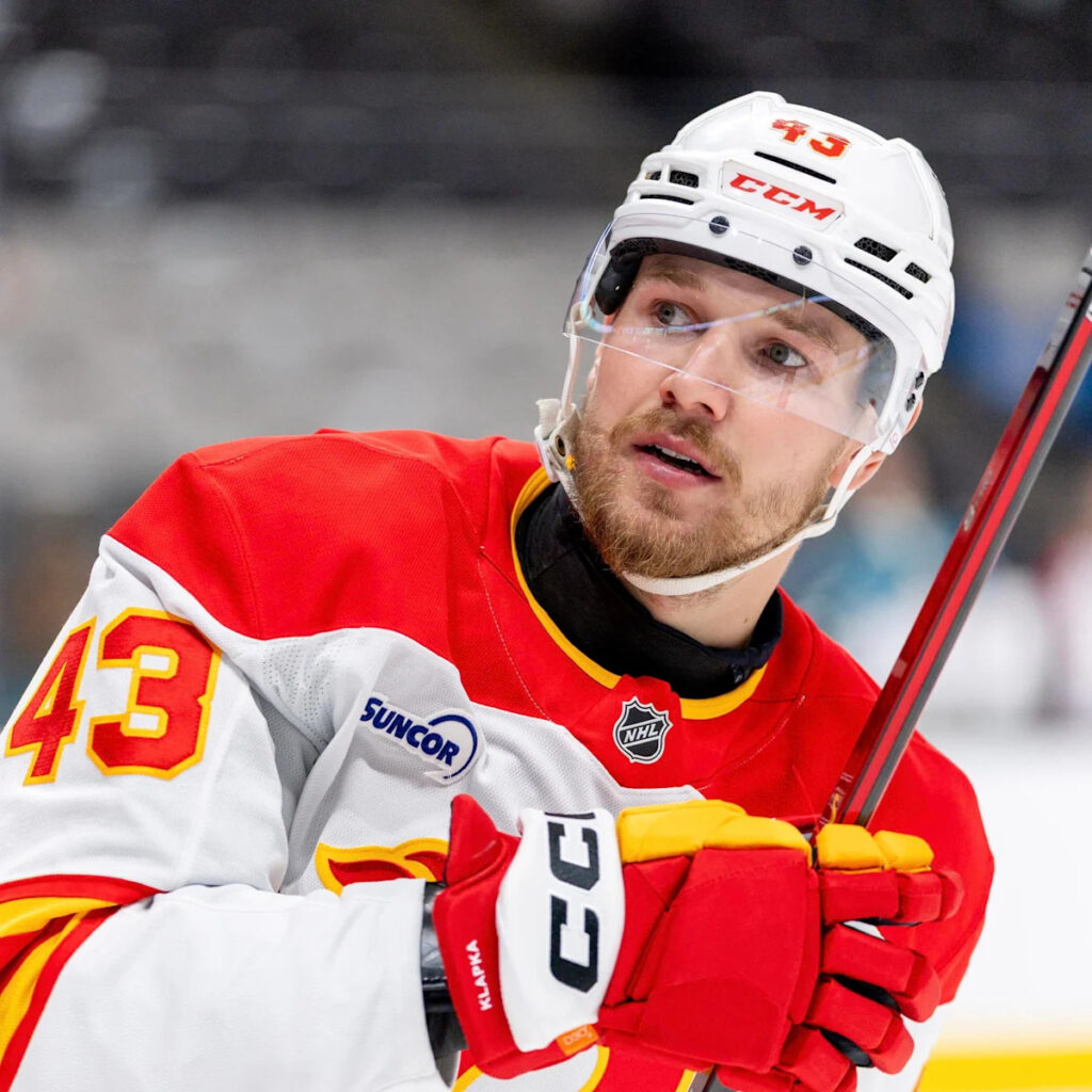 Klapka To Hit Century Mark as Flames Face Rangers