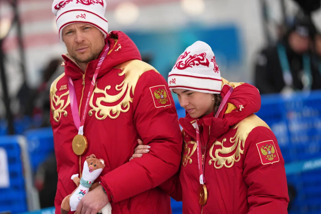 Russian anthem played again at Paralympics after Germany athletes’ protest at Milan Cortina