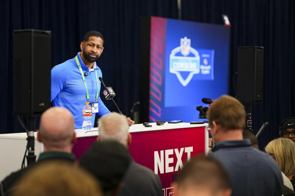Did the Browns answer any questions at the NFL combine?