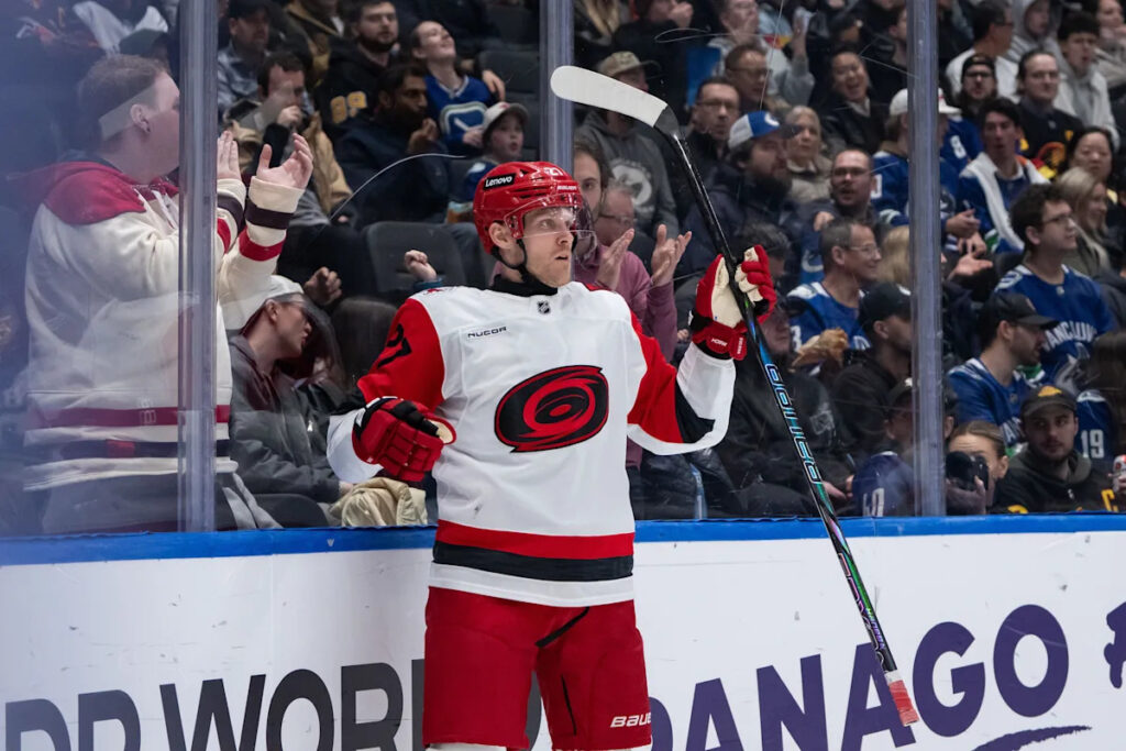 Nikolaj Ehlers’ hat trick leads Hurricanes past Canucks 6-4