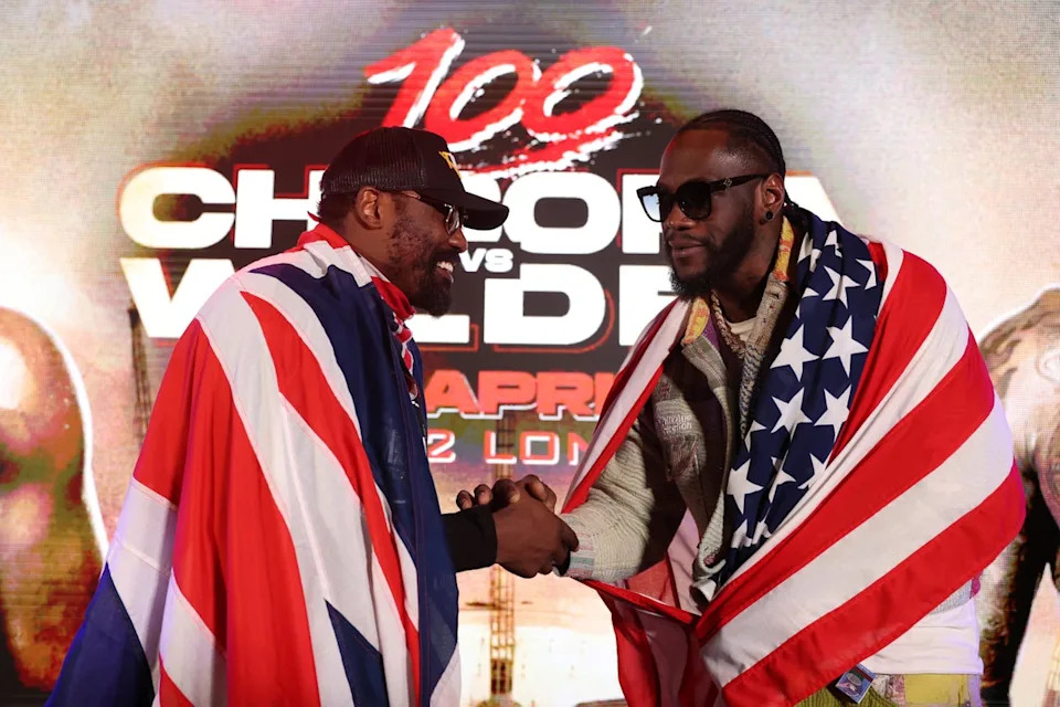 Chisora and Wilder will meet in a main-event contest at London’s O2 Arena (Getty)
