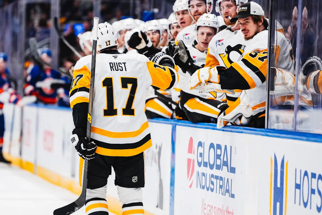 Pens Points: Rust celebrates 20-goal milestone