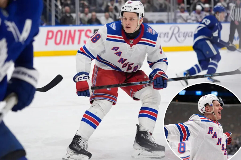High-energy Adam Sykora makes NHL debut as he looks to make long-term Rangers impact