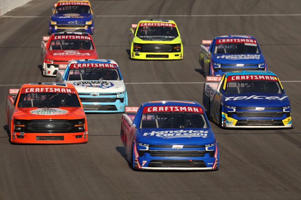 NASCAR Truck Series entry list for Rockingham in April 2026