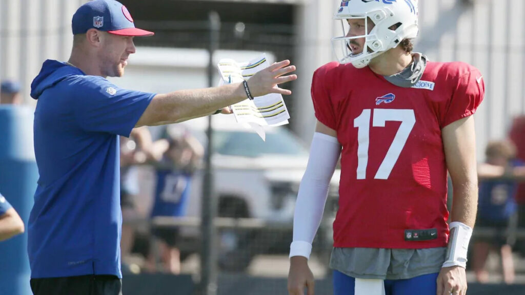 Josh Allen good to go in offseason program, two months after foot surgery Josh Allen good to go in offseason program, two months after foot surgery