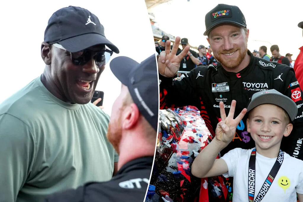 Another three-peat for Michael Jordan as Tyler Reddick makes NASCAR history for NBA legend
