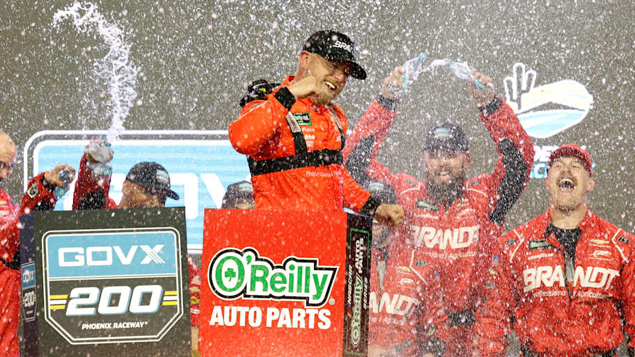 Justin Allgaier Holds Off Jesse Love For Phoenix O’Reilly Series Win Justin Allgaier Holds Off Jesse Love For Phoenix O’Reilly Series Win