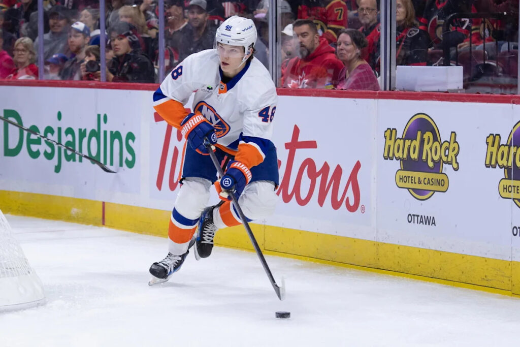 Islanders Rookie Defenseman Matthew Schaefer Reaches 50-Point Mark vs. Senators