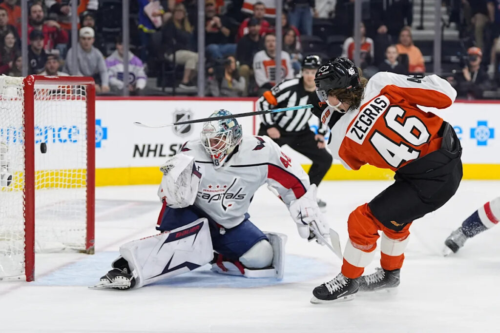 Konecny, Zegras score to help rally Flyers to a win over the Capitals